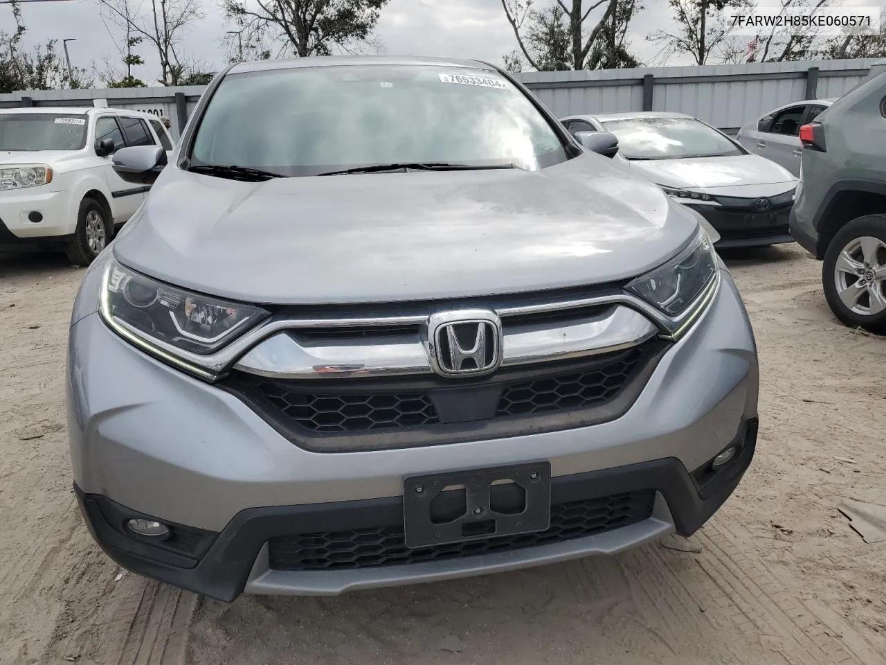 2019 Honda Cr-V Exl VIN: 7FARW2H85KE060571 Lot: 76533404