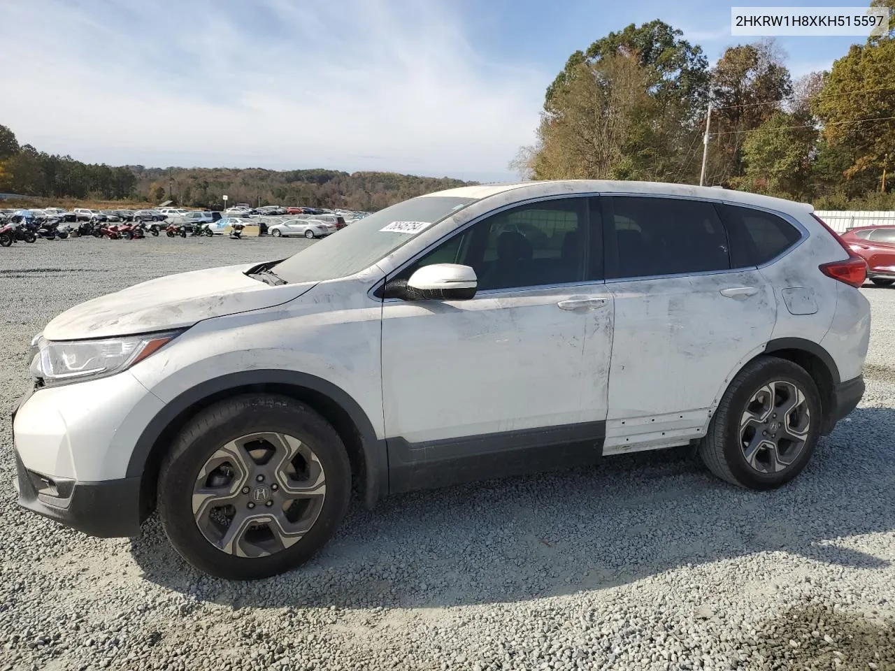 2019 Honda Cr-V Exl VIN: 2HKRW1H8XKH515597 Lot: 76545754