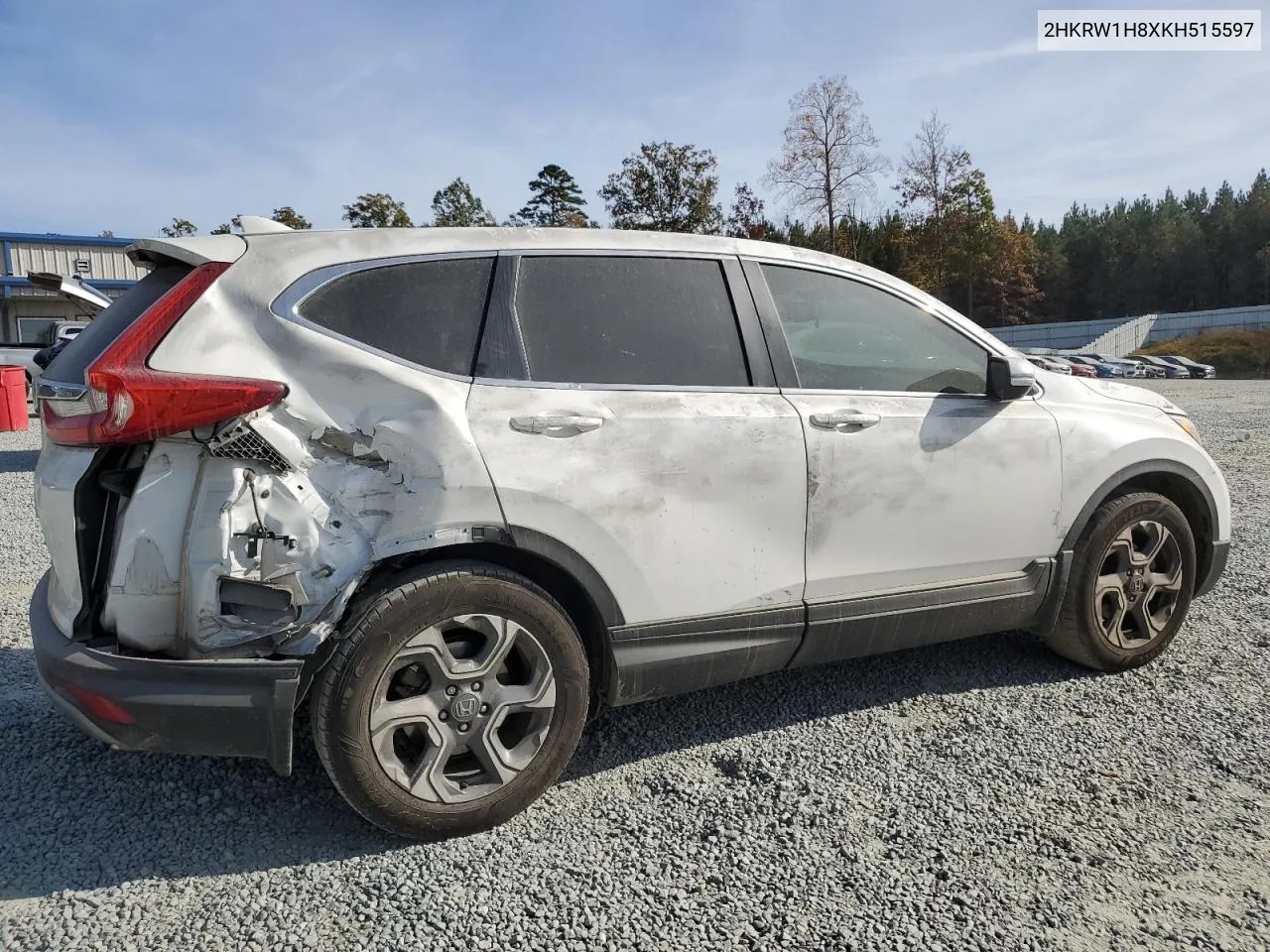 2019 Honda Cr-V Exl VIN: 2HKRW1H8XKH515597 Lot: 76545754