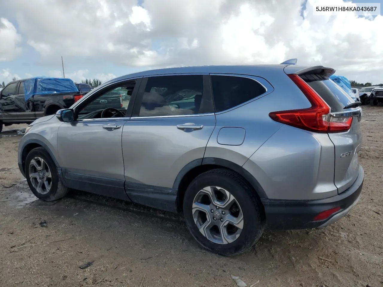 5J6RW1H84KA043687 2019 Honda Cr-V Exl