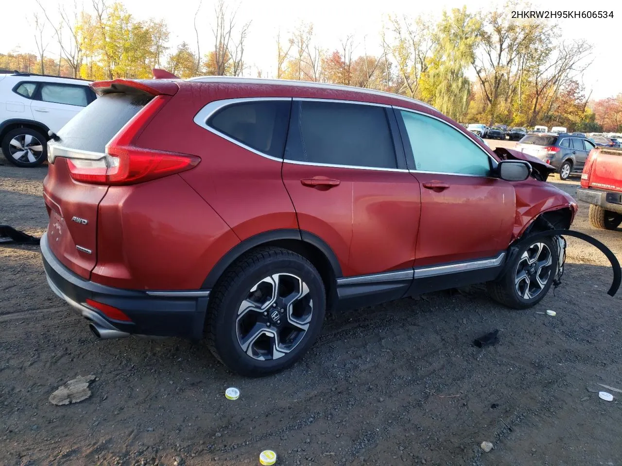 2019 Honda Cr-V Touring VIN: 2HKRW2H95KH606534 Lot: 76581034