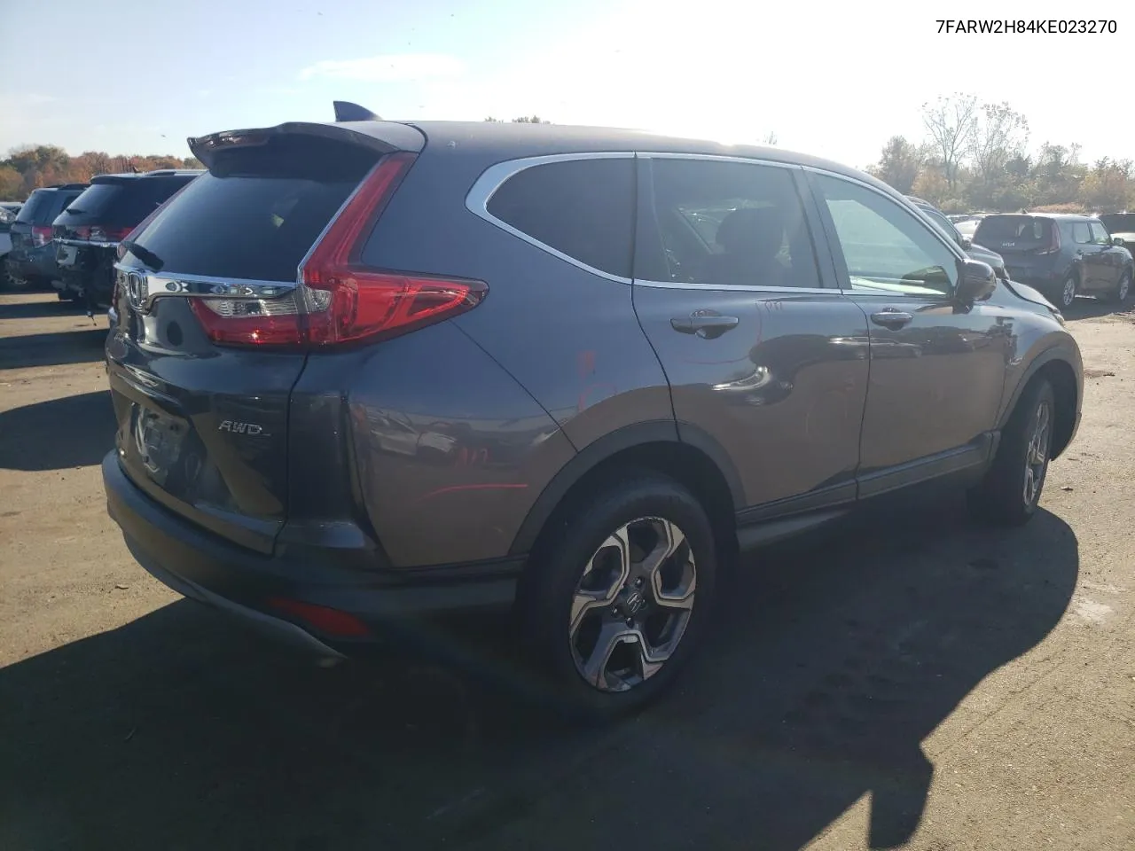 2019 Honda Cr-V Exl VIN: 7FARW2H84KE023270 Lot: 76666834