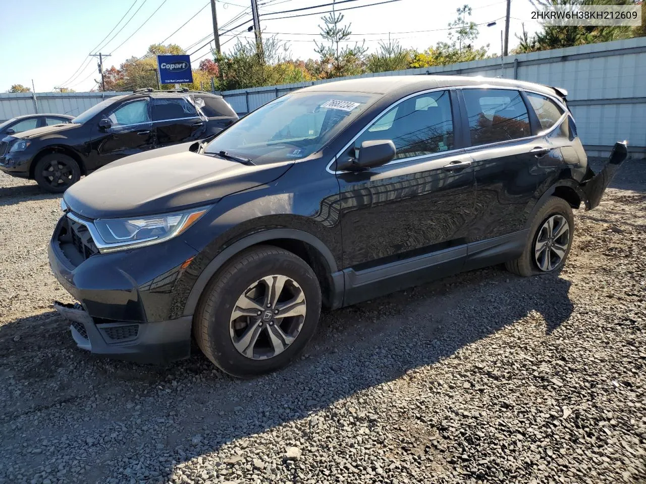 2HKRW6H38KH212609 2019 Honda Cr-V Lx