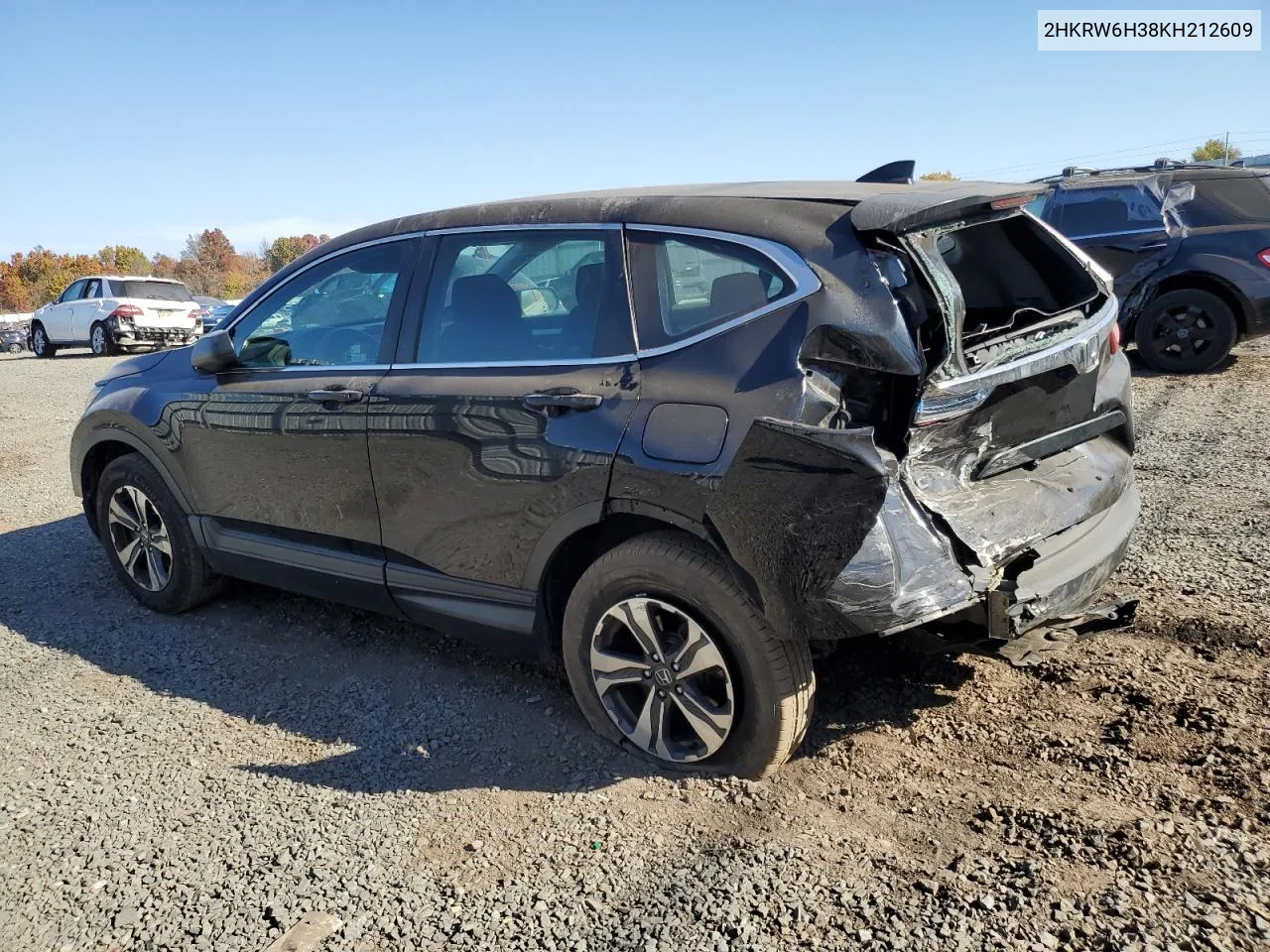 2019 Honda Cr-V Lx VIN: 2HKRW6H38KH212609 Lot: 76687234