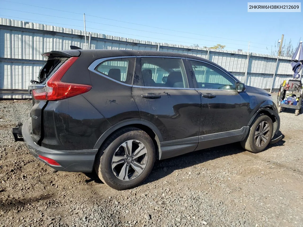 2019 Honda Cr-V Lx VIN: 2HKRW6H38KH212609 Lot: 76687234