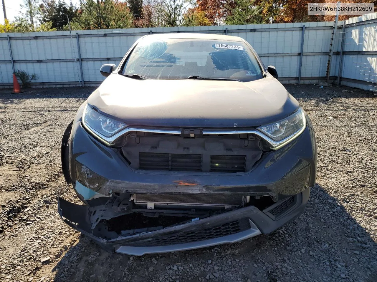 2HKRW6H38KH212609 2019 Honda Cr-V Lx