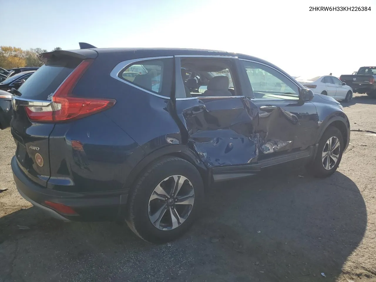 2019 Honda Cr-V Lx VIN: 2HKRW6H33KH226384 Lot: 76705044