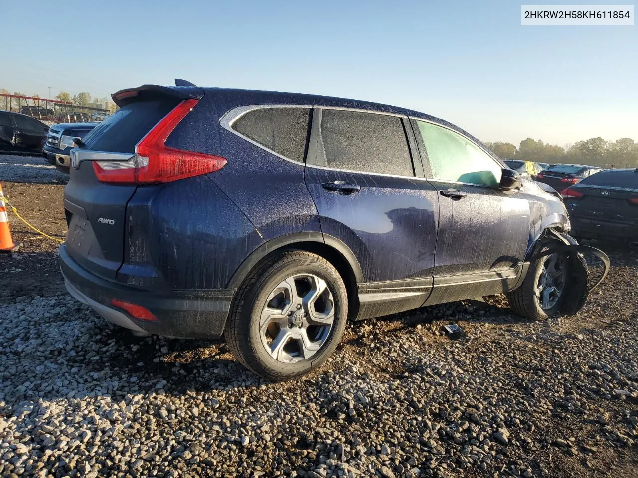 2HKRW2H58KH611854 2019 Honda Cr-V Ex