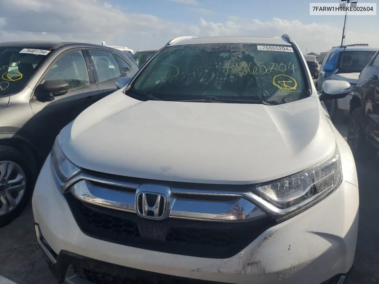 2019 Honda Cr-V Touring VIN: 7FARW1H98KE002604 Lot: 76865204