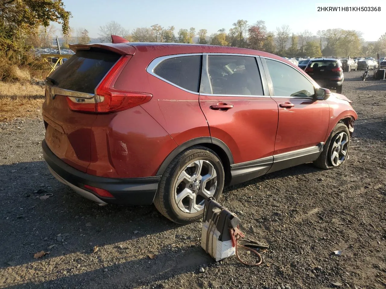 2019 Honda Cr-V Exl VIN: 2HKRW1H81KH503368 Lot: 76960224