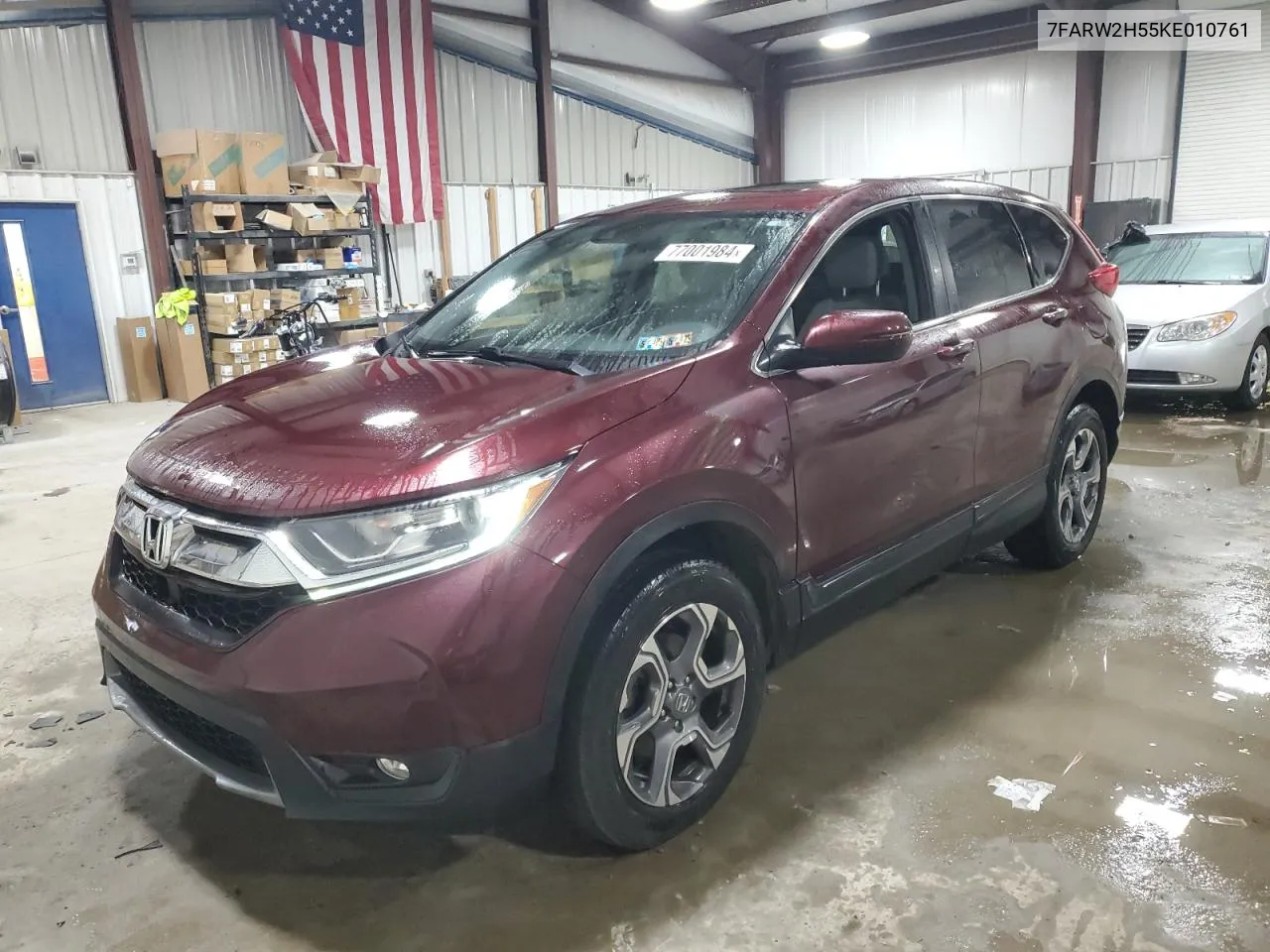 2019 Honda Cr-V Ex VIN: 7FARW2H55KE010761 Lot: 77001984