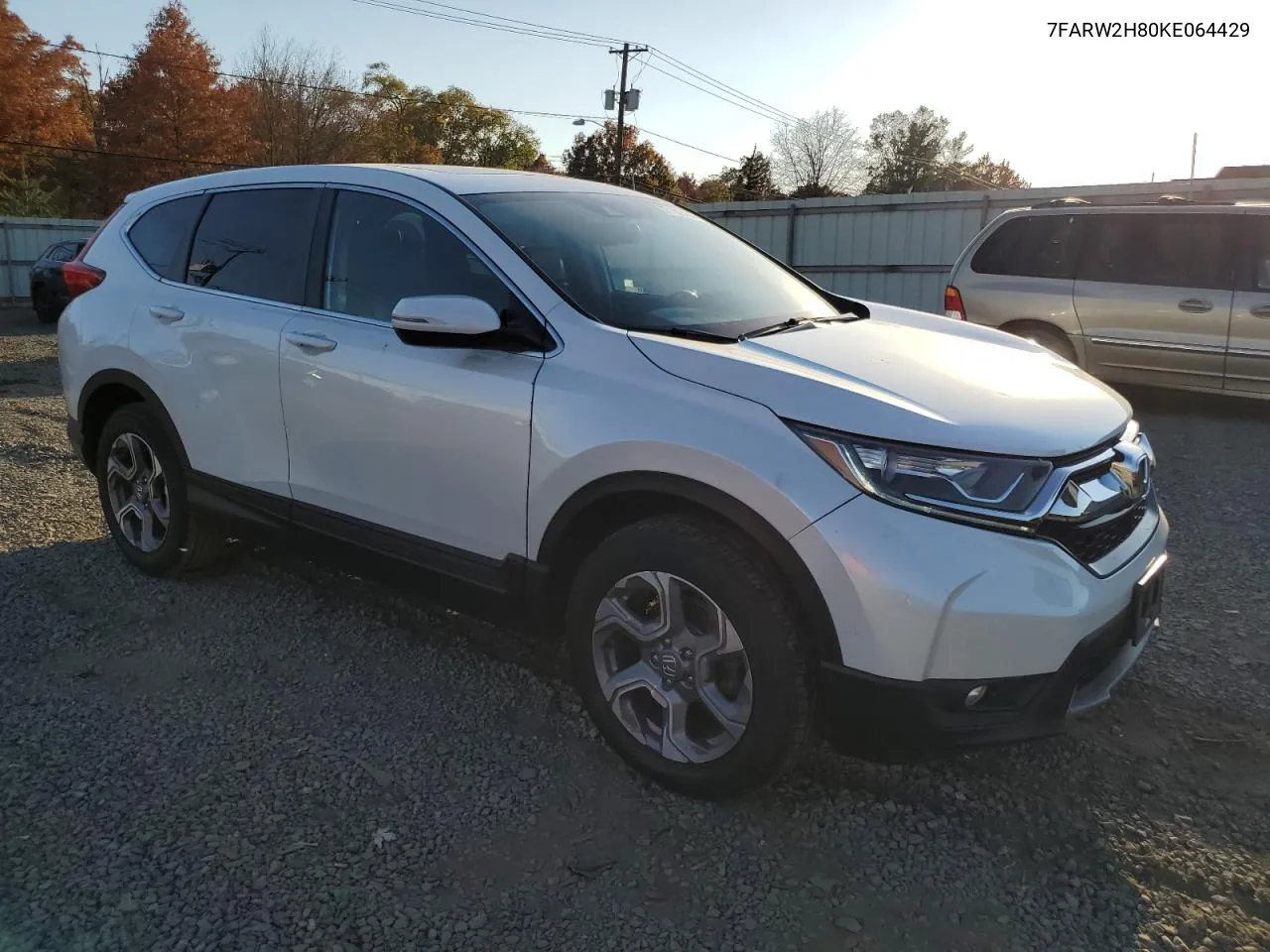 2019 Honda Cr-V Exl VIN: 7FARW2H80KE064429 Lot: 77102404