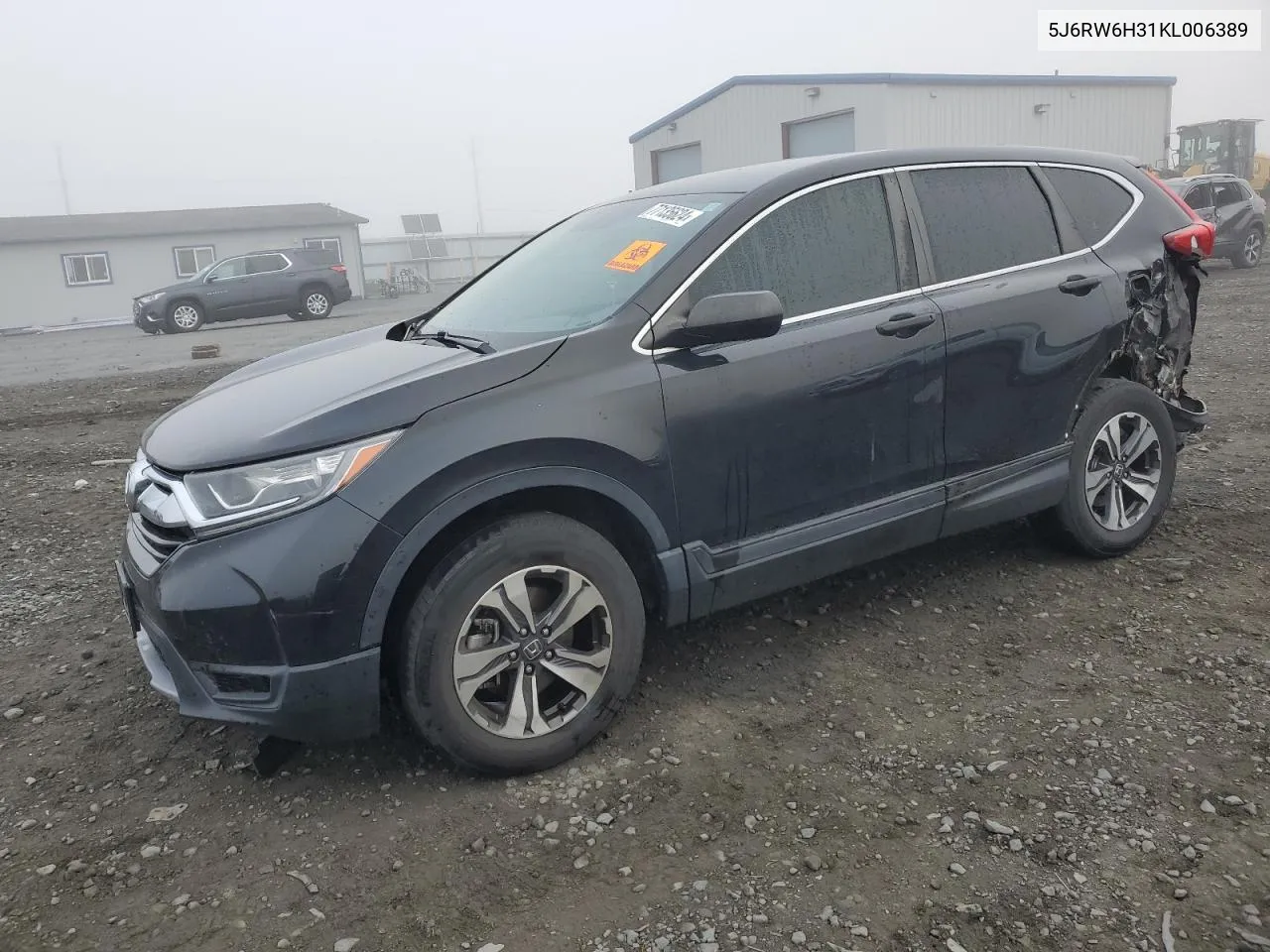 2019 Honda Cr-V Lx VIN: 5J6RW6H31KL006389 Lot: 77135624