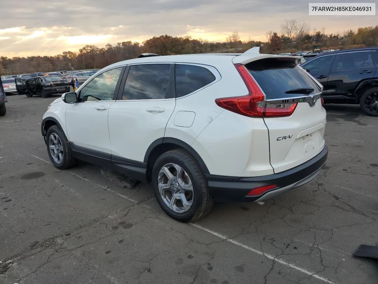 2019 Honda Cr-V Exl VIN: 7FARW2H85KE046931 Lot: 77220744