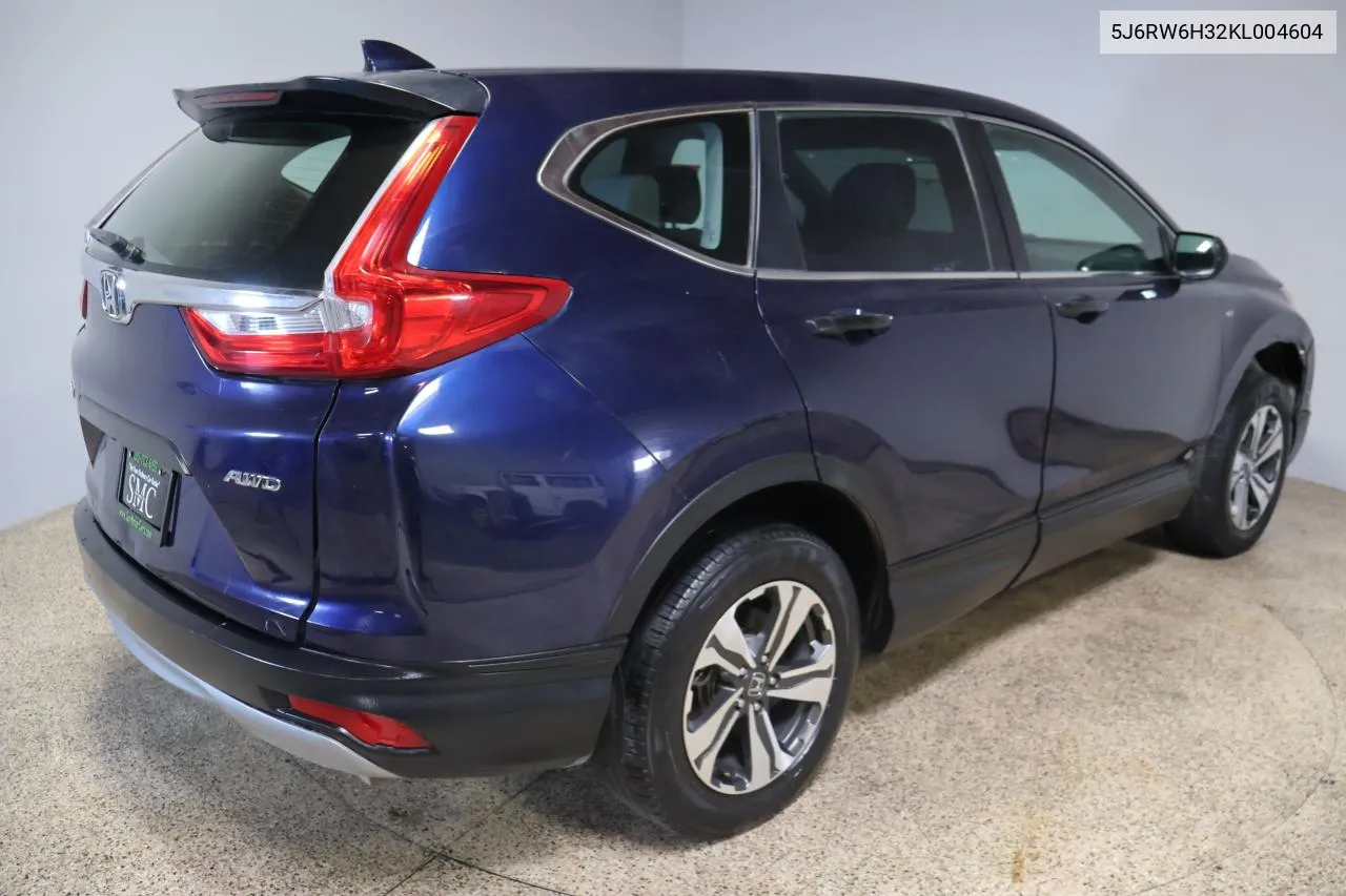 2019 Honda Cr-V Lx VIN: 5J6RW6H32KL004604 Lot: 77221534