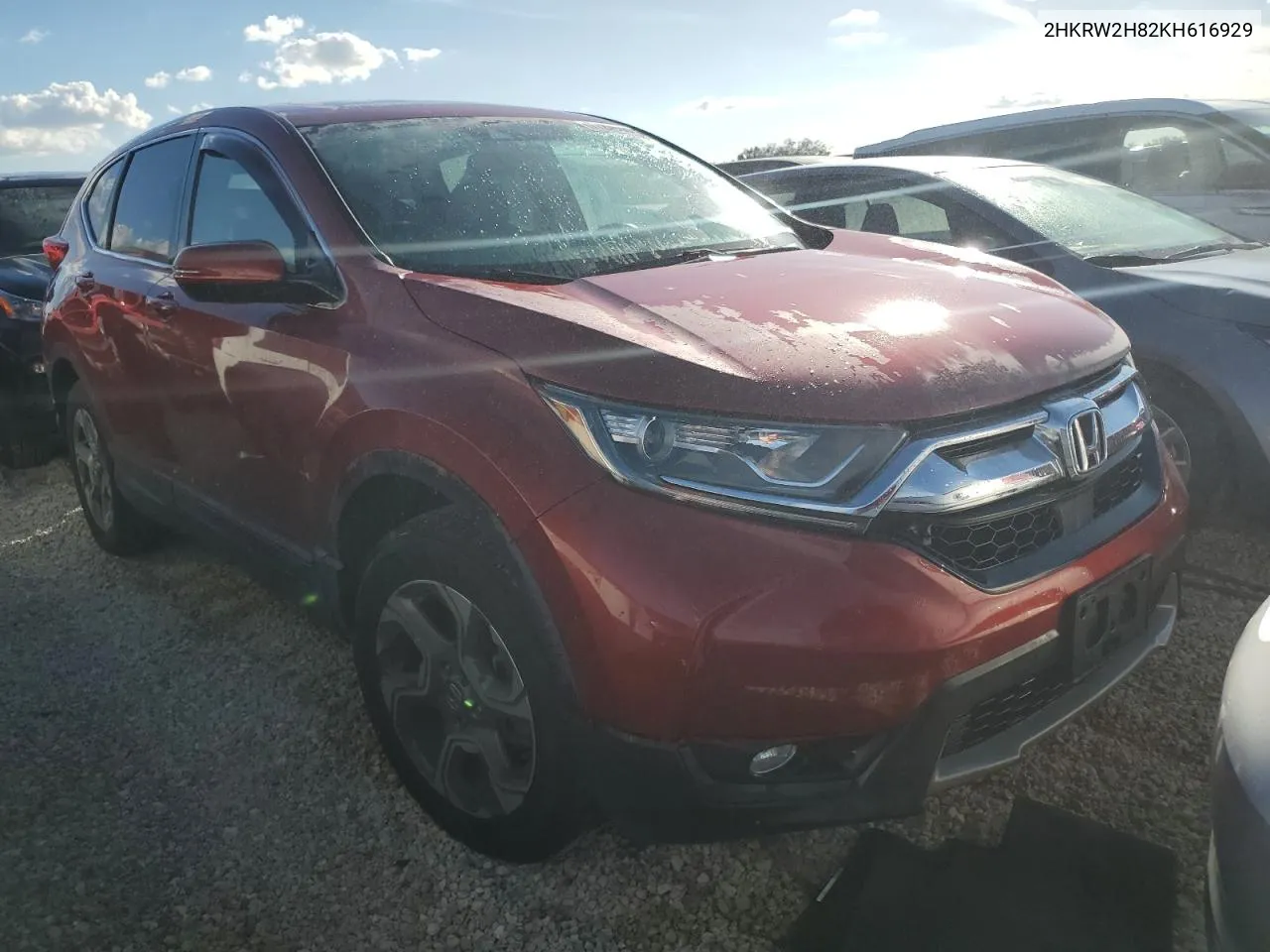 2019 Honda Cr-V Exl VIN: 2HKRW2H82KH616929 Lot: 77240664