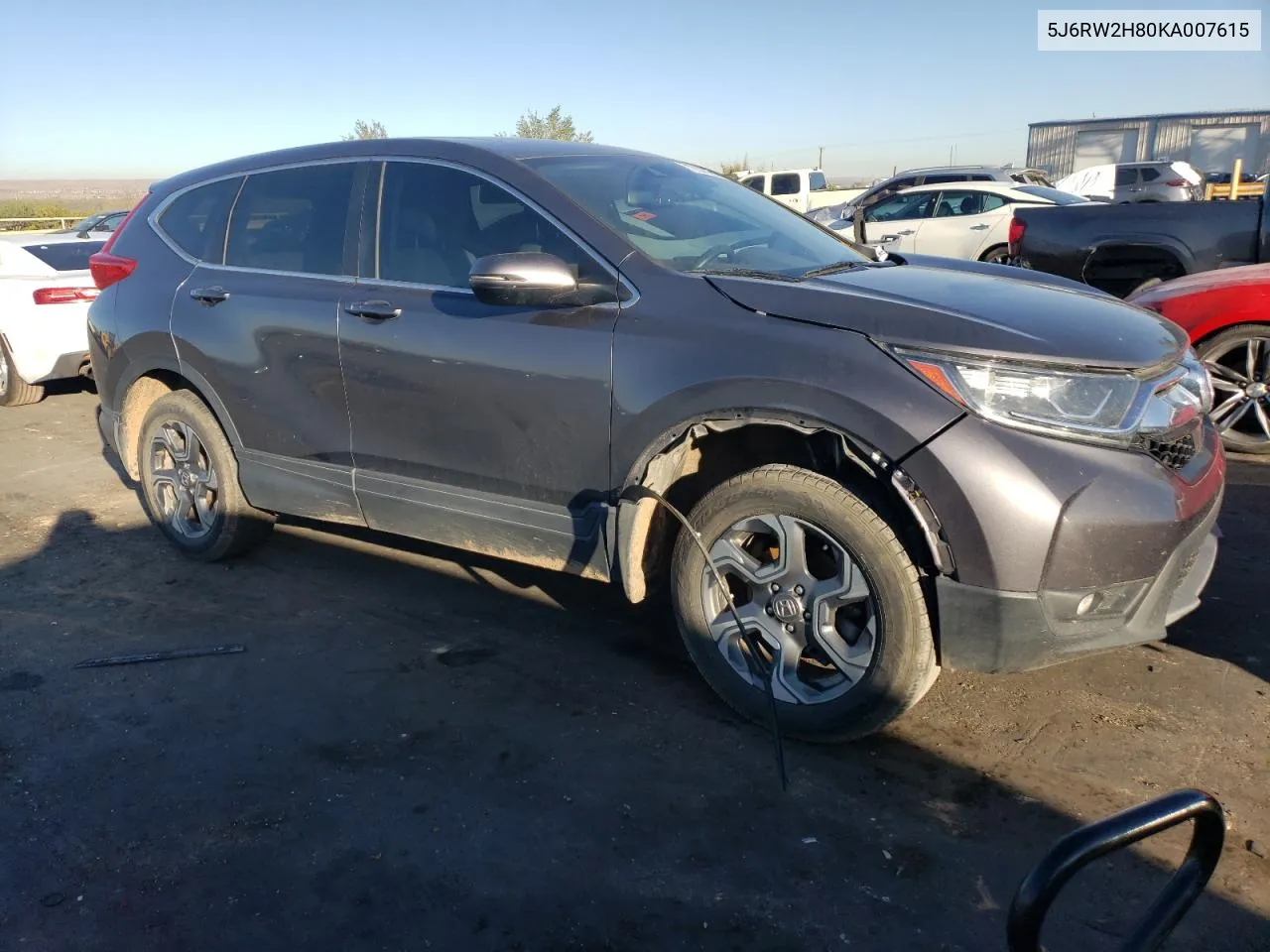 5J6RW2H80KA007615 2019 Honda Cr-V Exl