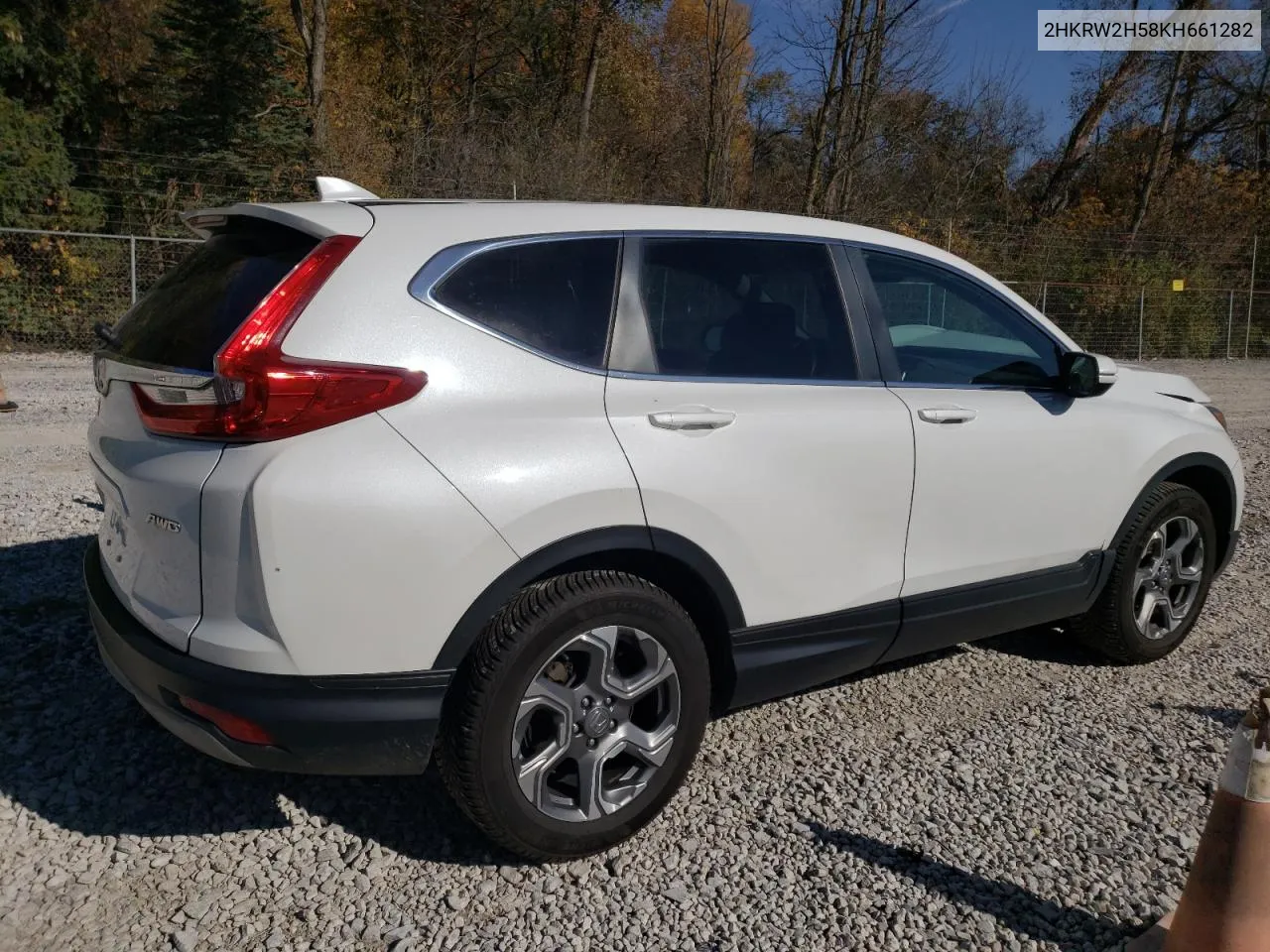 2019 Honda Cr-V Ex VIN: 2HKRW2H58KH661282 Lot: 77402004