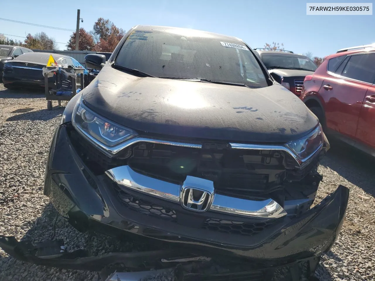 2019 Honda Cr-V Ex VIN: 7FARW2H59KE030575 Lot: 77439204