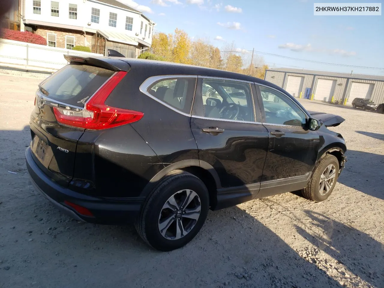 2019 Honda Cr-V Lx VIN: 2HKRW6H37KH217882 Lot: 77516144