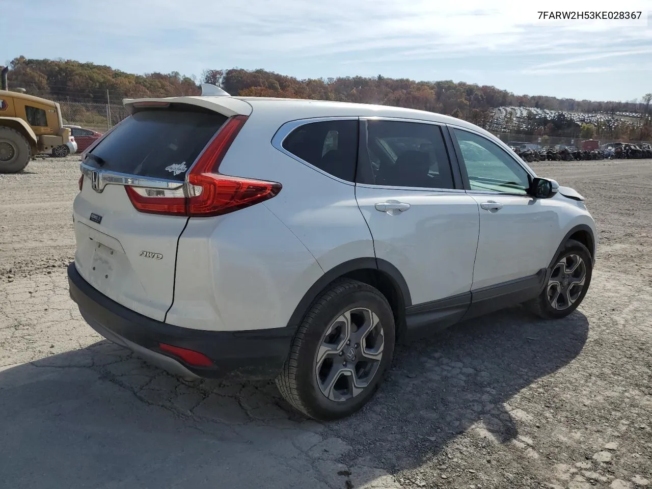 2019 Honda Cr-V Ex VIN: 7FARW2H53KE028367 Lot: 77607904