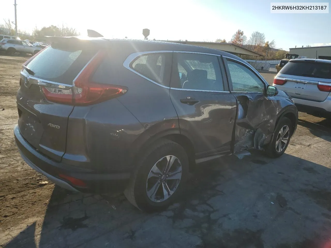 2019 Honda Cr-V Lx VIN: 2HKRW6H32KH213187 Lot: 77617864