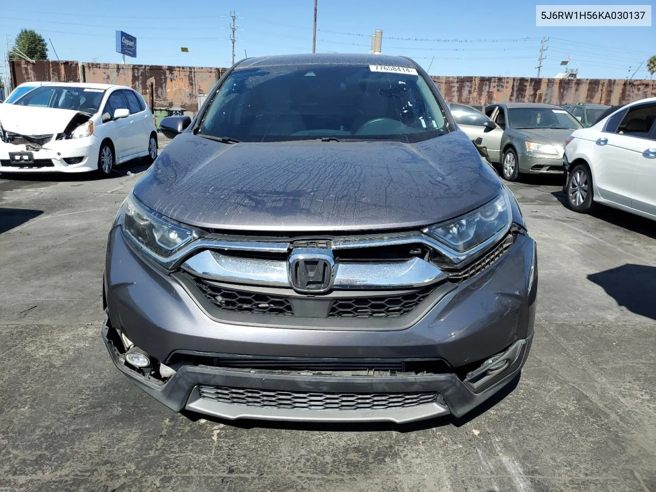 2019 Honda Cr-V Ex VIN: 5J6RW1H56KA030137 Lot: 77658414