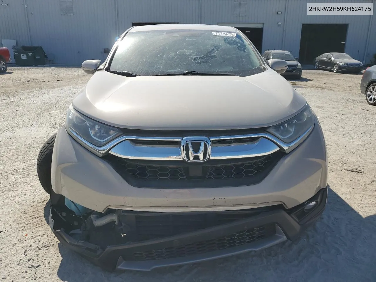 2019 Honda Cr-V Ex VIN: 2HKRW2H59KH624175 Lot: 77704354