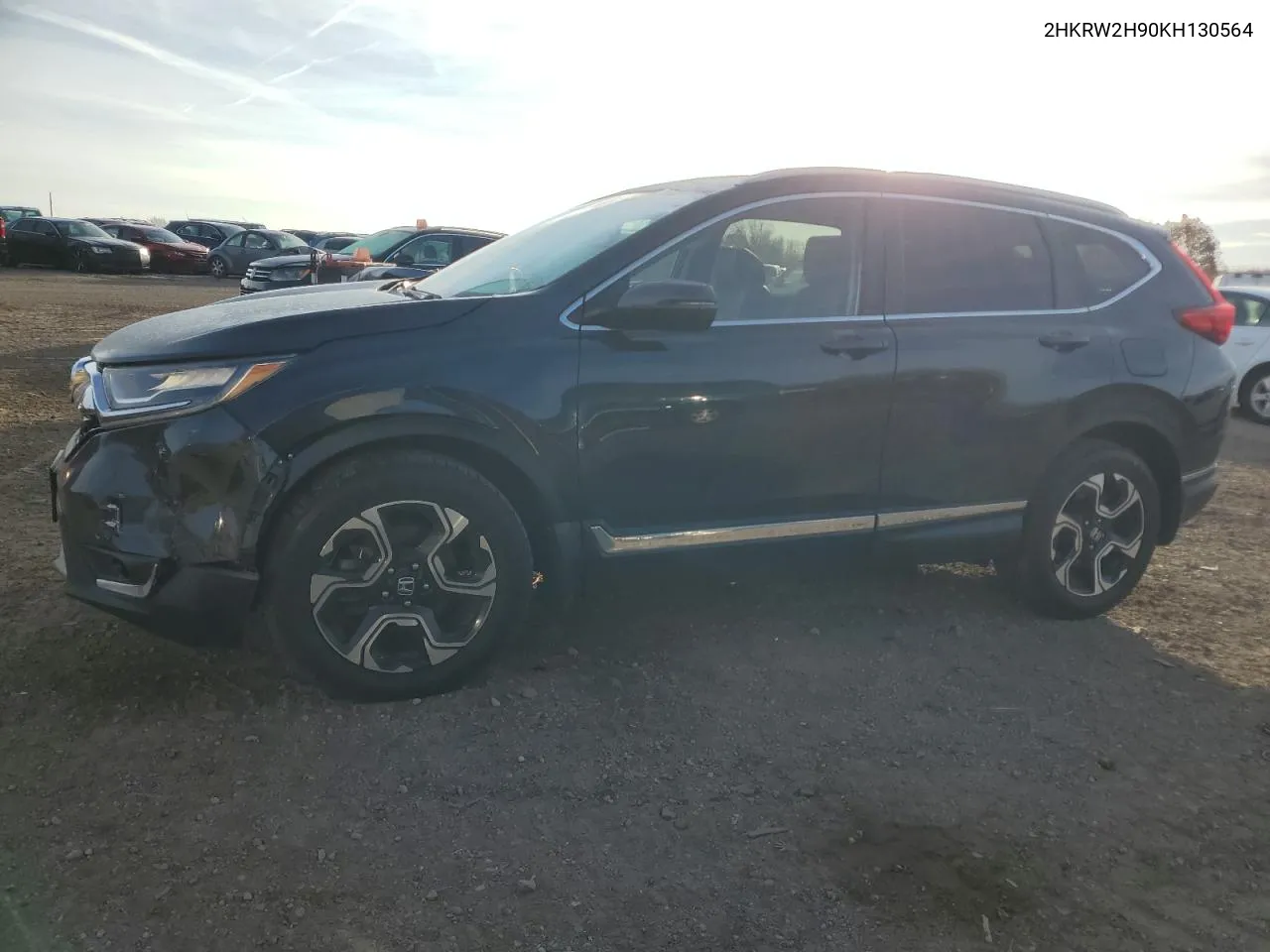 2019 Honda Cr-V Touring VIN: 2HKRW2H90KH130564 Lot: 77744004