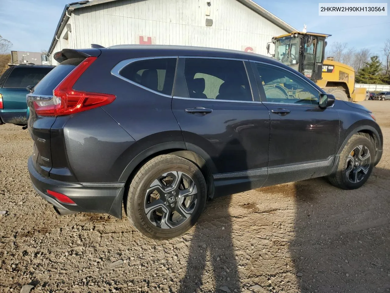 2019 Honda Cr-V Touring VIN: 2HKRW2H90KH130564 Lot: 77744004