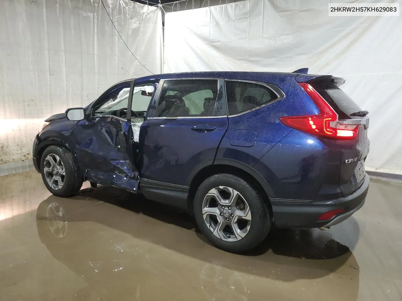 2019 Honda Cr-V Ex VIN: 2HKRW2H57KH629083 Lot: 77782594