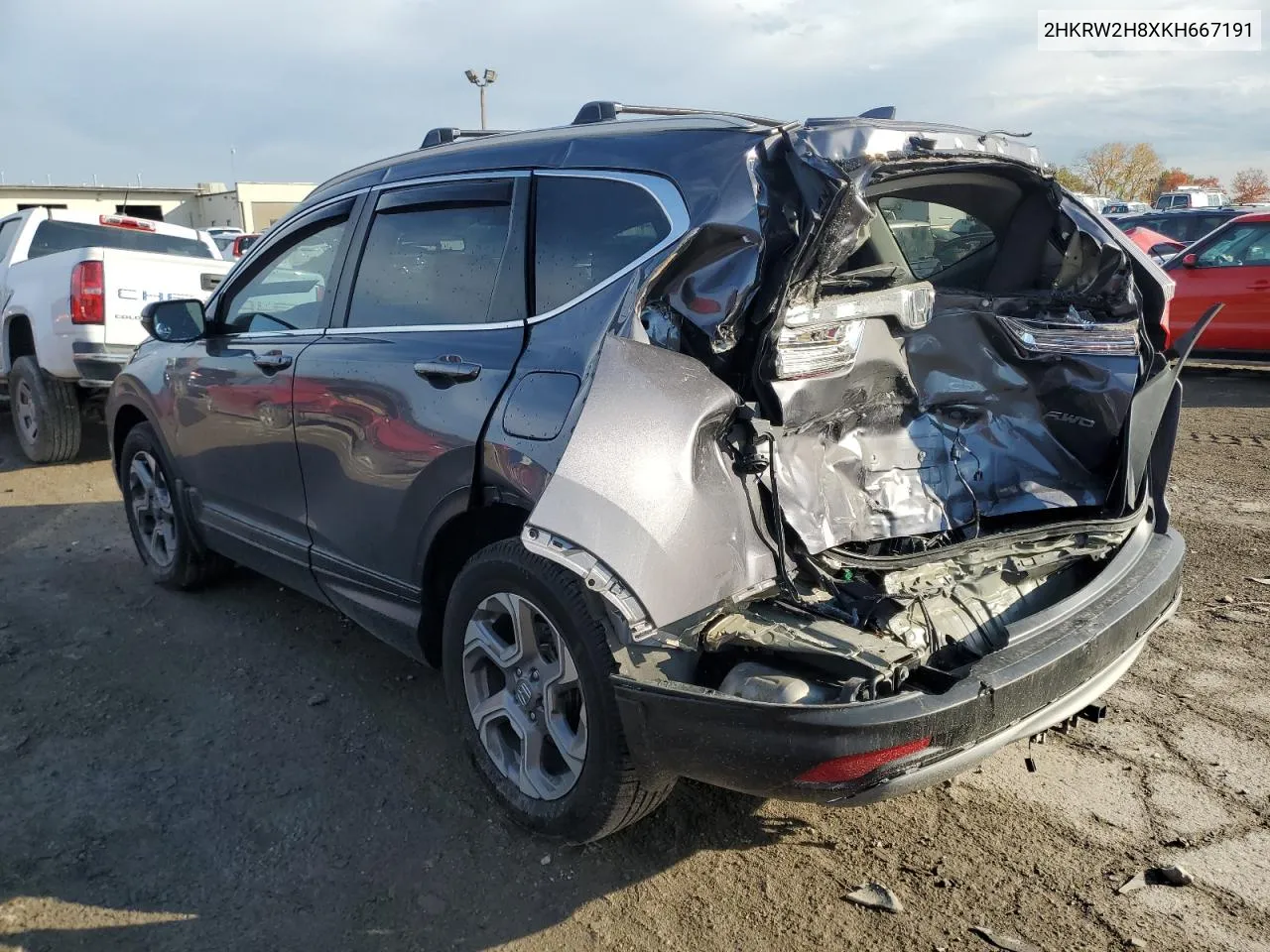 2HKRW2H8XKH667191 2019 Honda Cr-V Exl