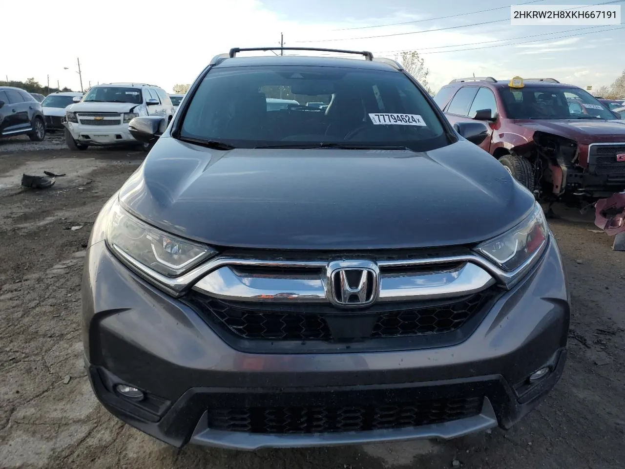 2019 Honda Cr-V Exl VIN: 2HKRW2H8XKH667191 Lot: 77794624