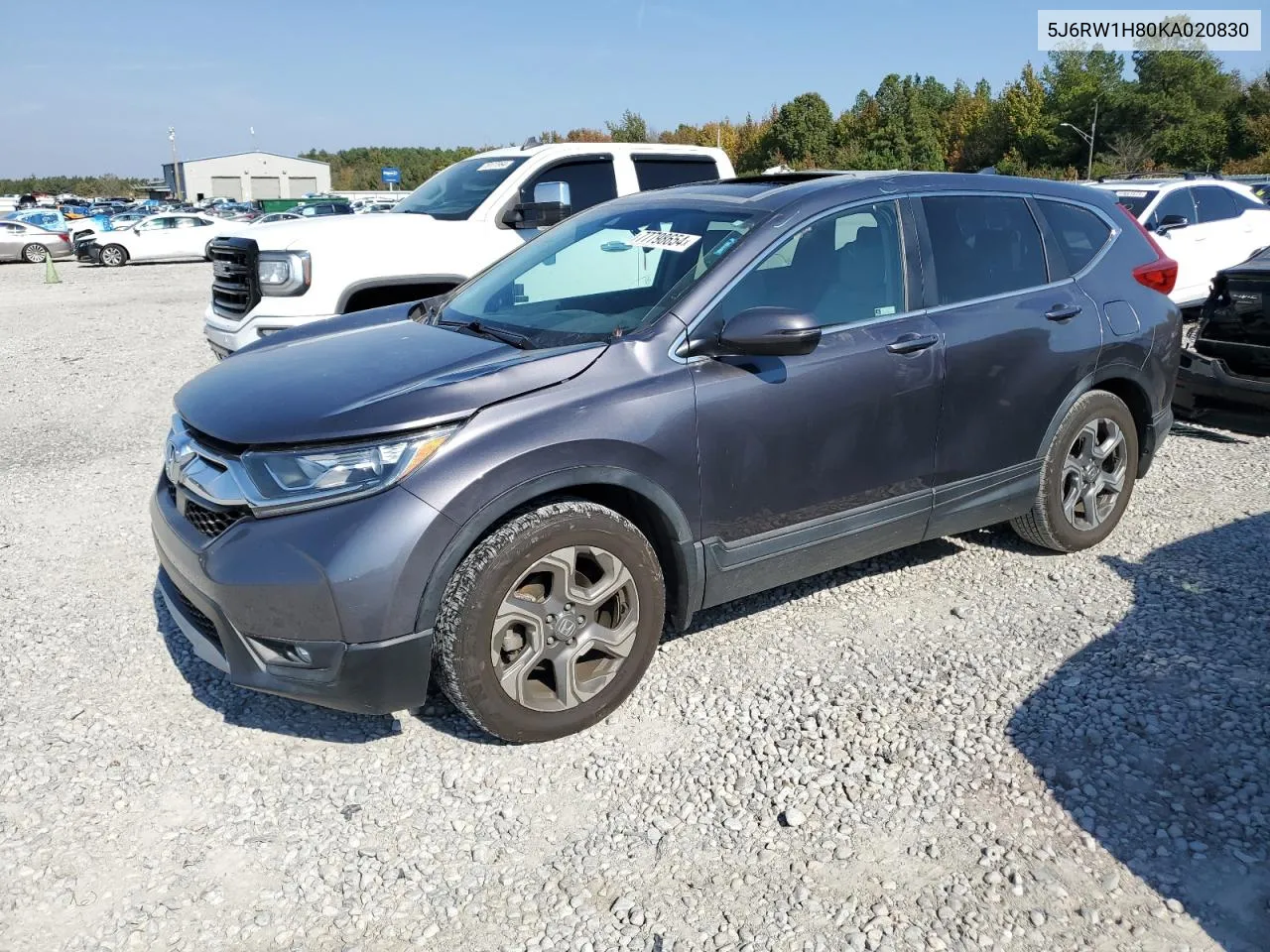 2019 Honda Cr-V Exl VIN: 5J6RW1H80KA020830 Lot: 77798654