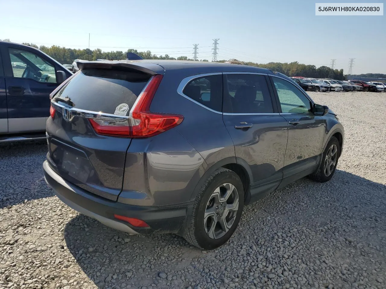 2019 Honda Cr-V Exl VIN: 5J6RW1H80KA020830 Lot: 77798654