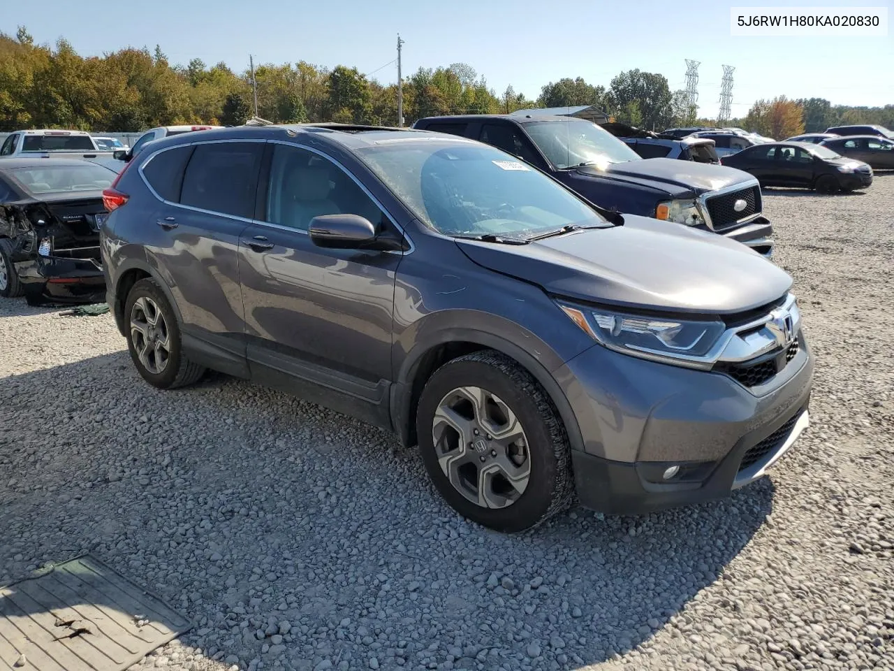 2019 Honda Cr-V Exl VIN: 5J6RW1H80KA020830 Lot: 77798654