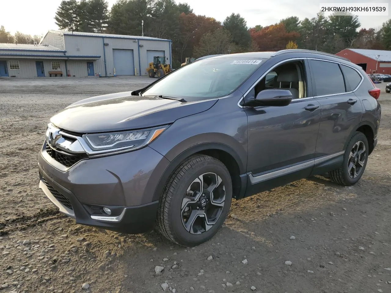 2019 Honda Cr-V Touring VIN: 2HKRW2H93KH619539 Lot: 78289414