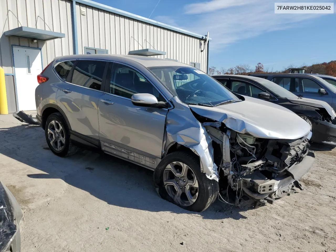 2019 Honda Cr-V Exl VIN: 7FARW2H81KE025042 Lot: 78412614