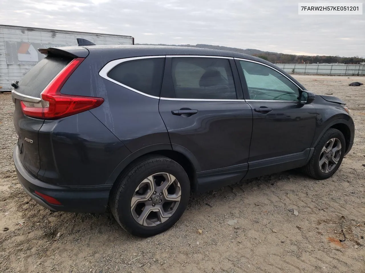 2019 Honda Cr-V Ex VIN: 7FARW2H57KE051201 Lot: 78574444