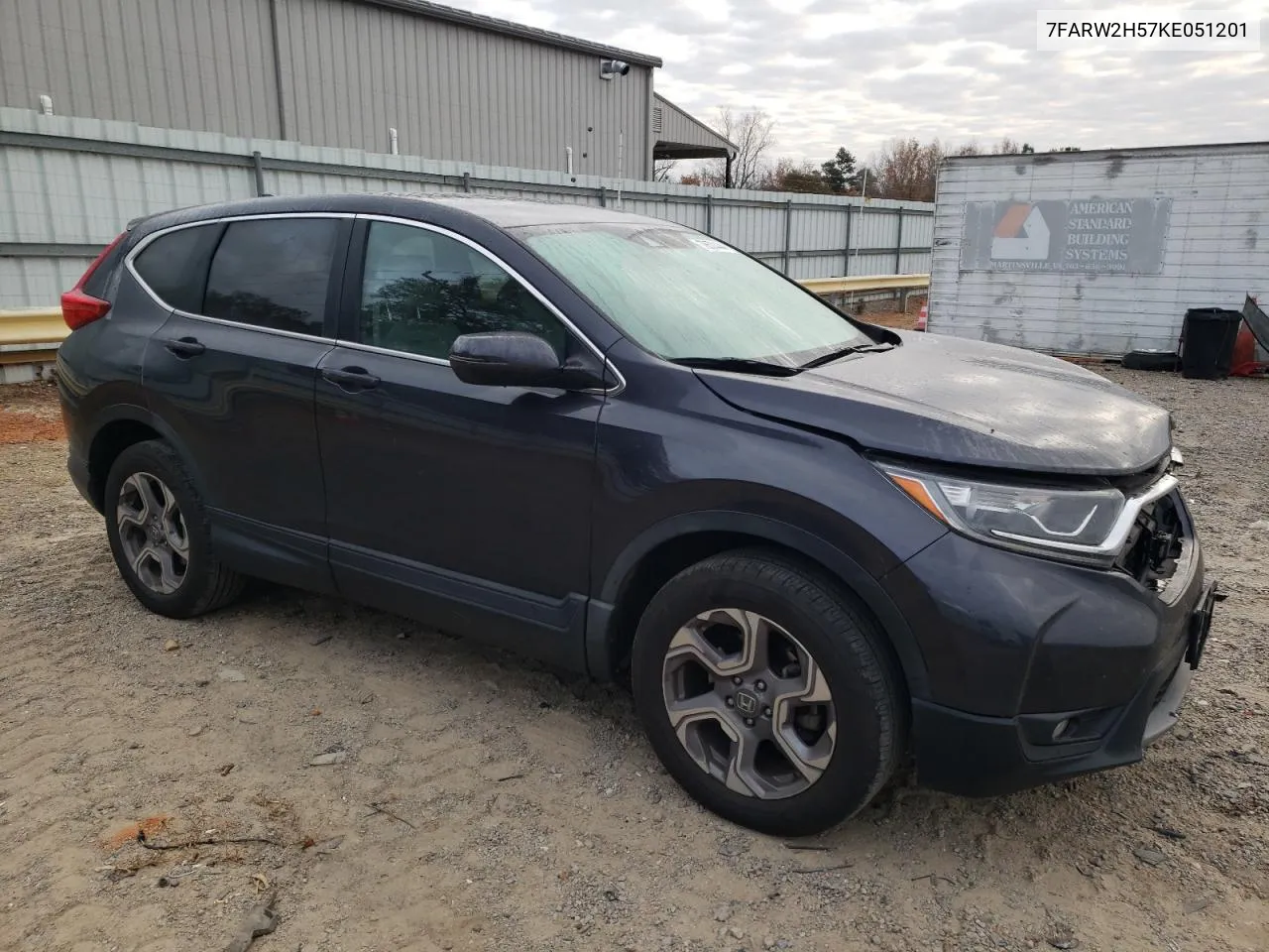 2019 Honda Cr-V Ex VIN: 7FARW2H57KE051201 Lot: 78574444