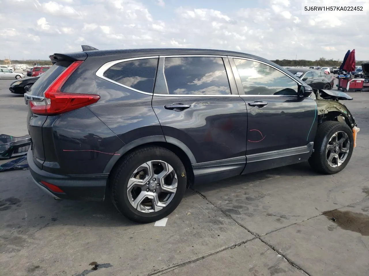 2019 Honda Cr-V Ex VIN: 5J6RW1H57KA022452 Lot: 78584334