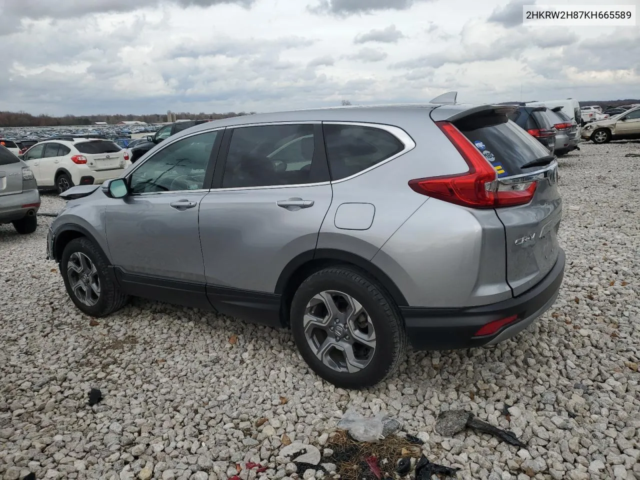 2019 Honda Cr-V Exl VIN: 2HKRW2H87KH665589 Lot: 78593704