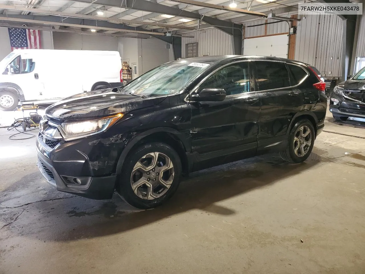 2019 Honda Cr-V Ex VIN: 7FARW2H5XKE043478 Lot: 78653764