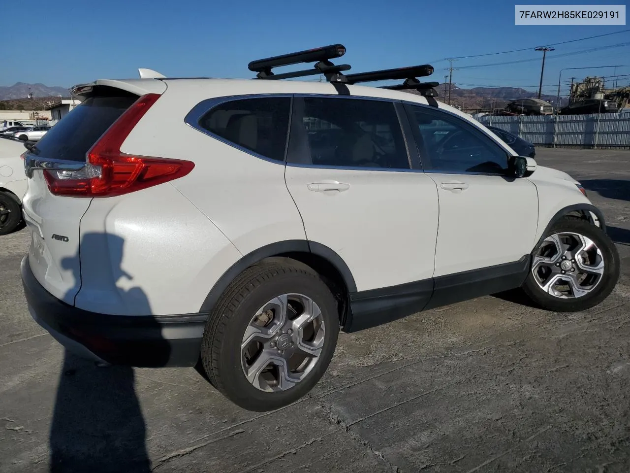 2019 Honda Cr-V Exl VIN: 7FARW2H85KE029191 Lot: 78706914