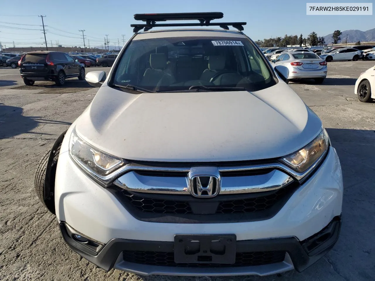 2019 Honda Cr-V Exl VIN: 7FARW2H85KE029191 Lot: 78706914