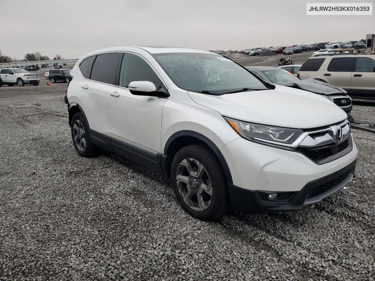 2019 Honda Cr-V Ex VIN: JHLRW2H53KX016353 Lot: 78784494