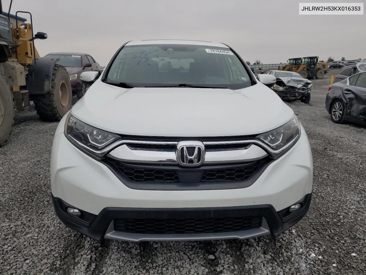 2019 Honda Cr-V Ex VIN: JHLRW2H53KX016353 Lot: 78784494