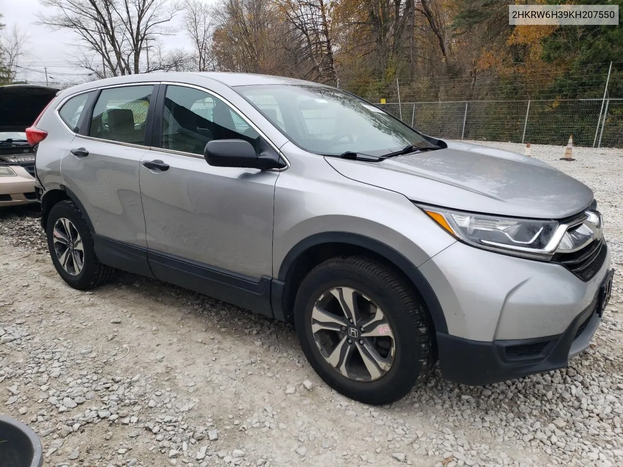 2019 Honda Cr-V Lx VIN: 2HKRW6H39KH207550 Lot: 78910424