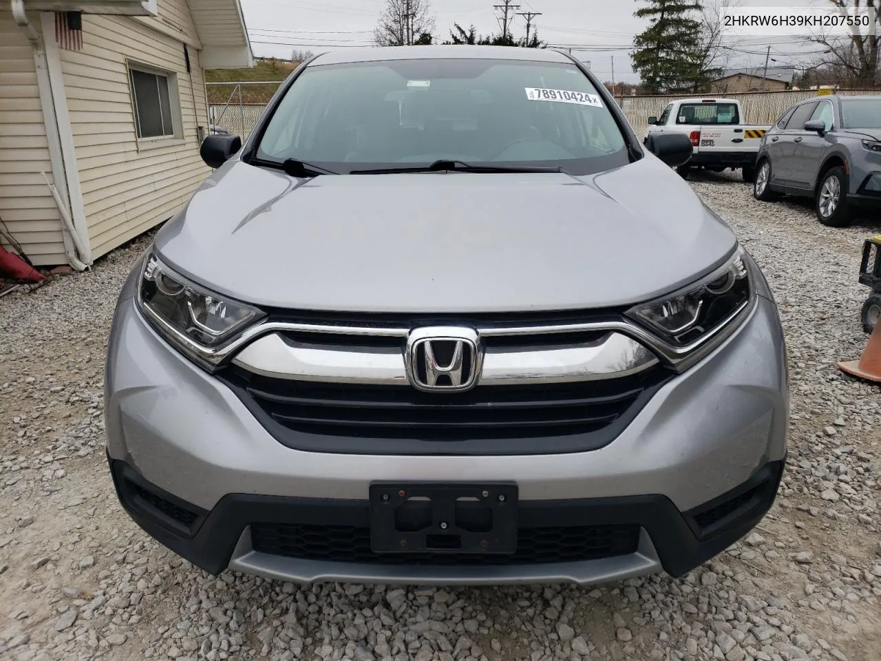 2019 Honda Cr-V Lx VIN: 2HKRW6H39KH207550 Lot: 78910424