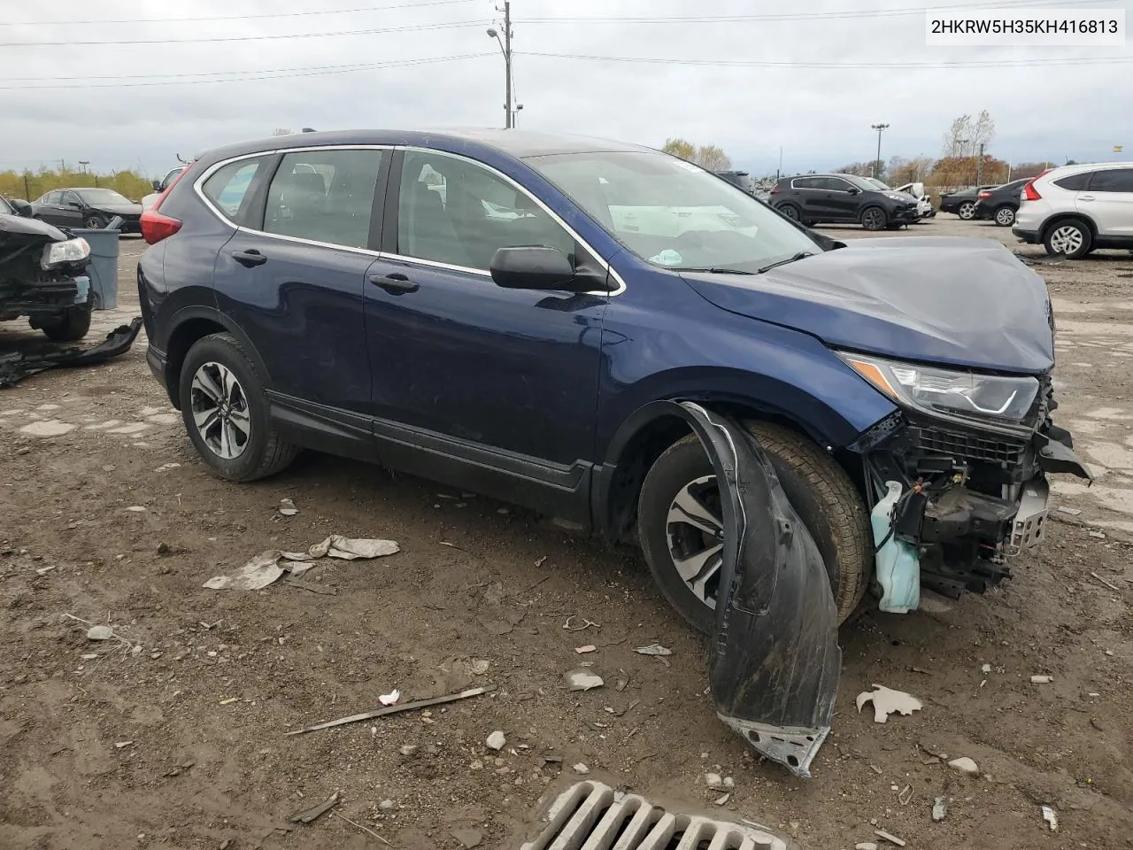 2019 Honda Cr-V Lx VIN: 2HKRW5H35KH416813 Lot: 79054594